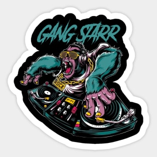 GANG STARR RAPPER Sticker